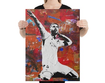 Sergio Ramos Real Madrid Captain Canvas