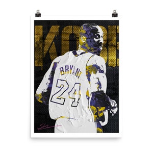 Kobe Bryant LA Lakers Legend Poster Print