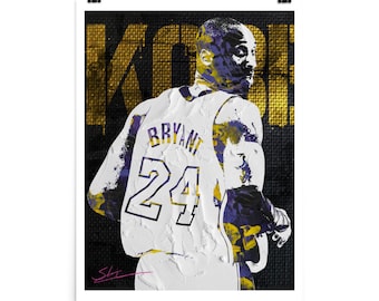 Kobe Bryant LA Lakers Legende Posterdruck