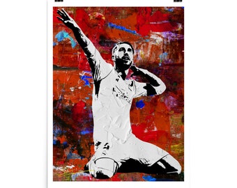 Sergio Ramos Real Madrid Captain Poster Print