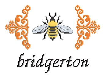 Bridgerton Bee - Cross Stitch PATTERN