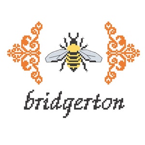 Bridgerton-bij - kruissteekPATROON