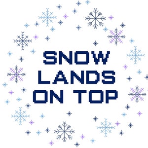 A neve cai no topo - Citação de neve de Coriolanus - PADRÃO em ponto cruz - Balada de pássaros canoros e cobras