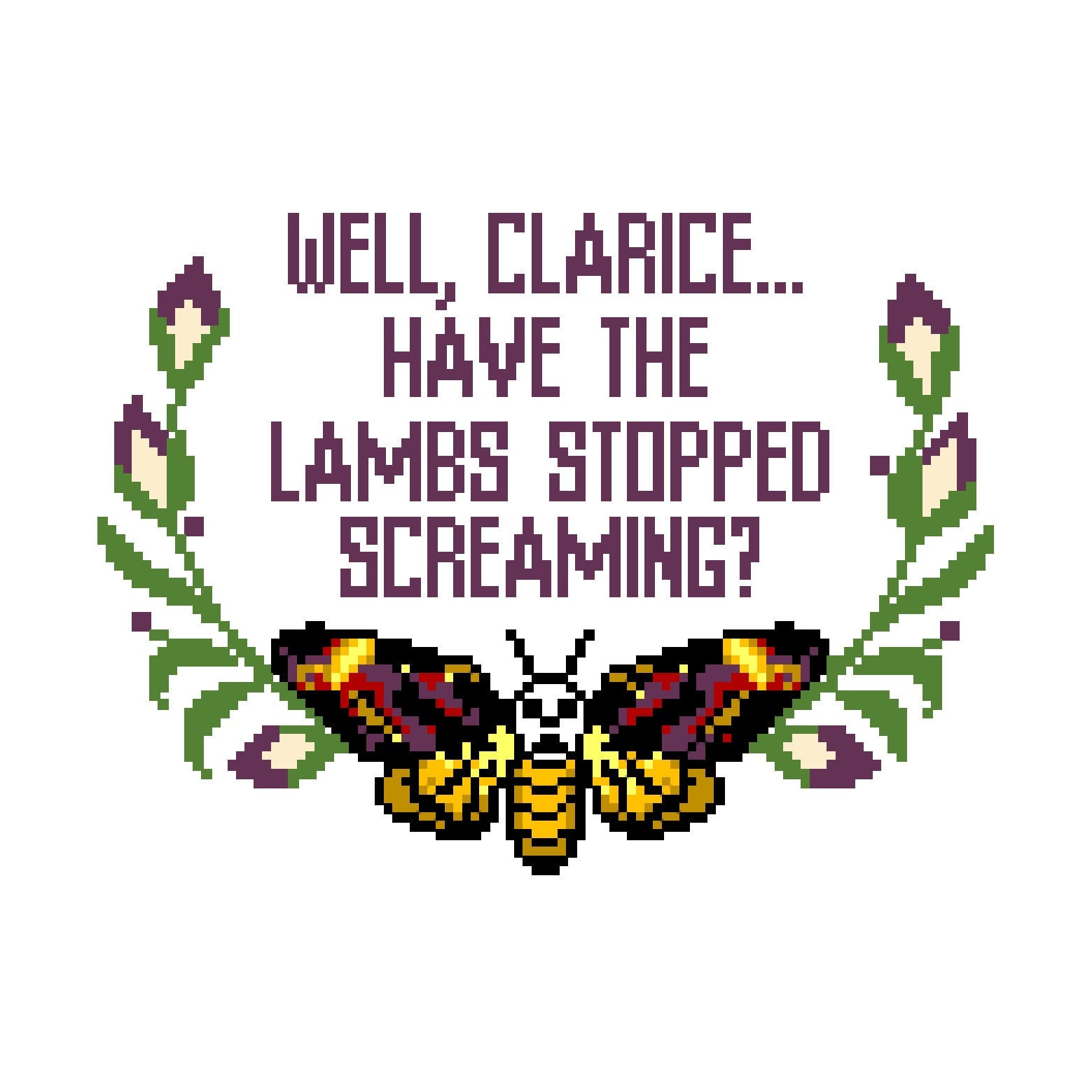 Have the Lambs Stopped Screaming - Etsy, image size:1539x1541