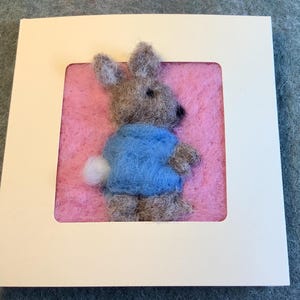 Nadel gefilzte Peter Rabbit Karte
