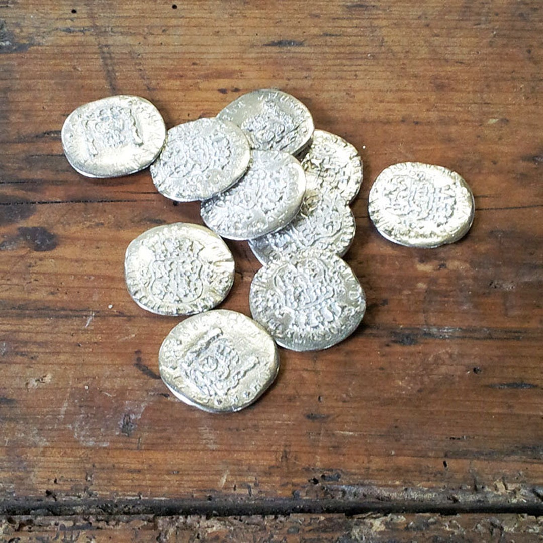 Ten Replica 'pieces of Eight' Coins Etsy