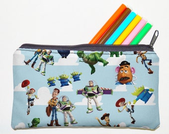 toy story Zipper Pouch, Pencil Pouch, Pencil Case,