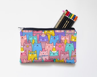 Zipper Pouch, Pencil Pouch, Pencil Case,