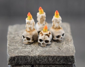 Velas de calavera mini