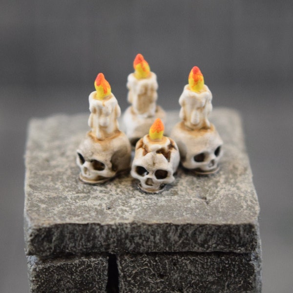 Mini Skull Candles