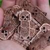Geocache Swag Tokens Double Resin Dome Covering Color Printed Images ...