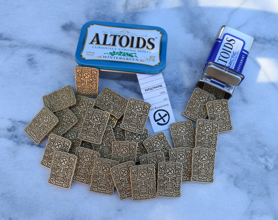 Geocache Swag Tiki Tokens - Etsy