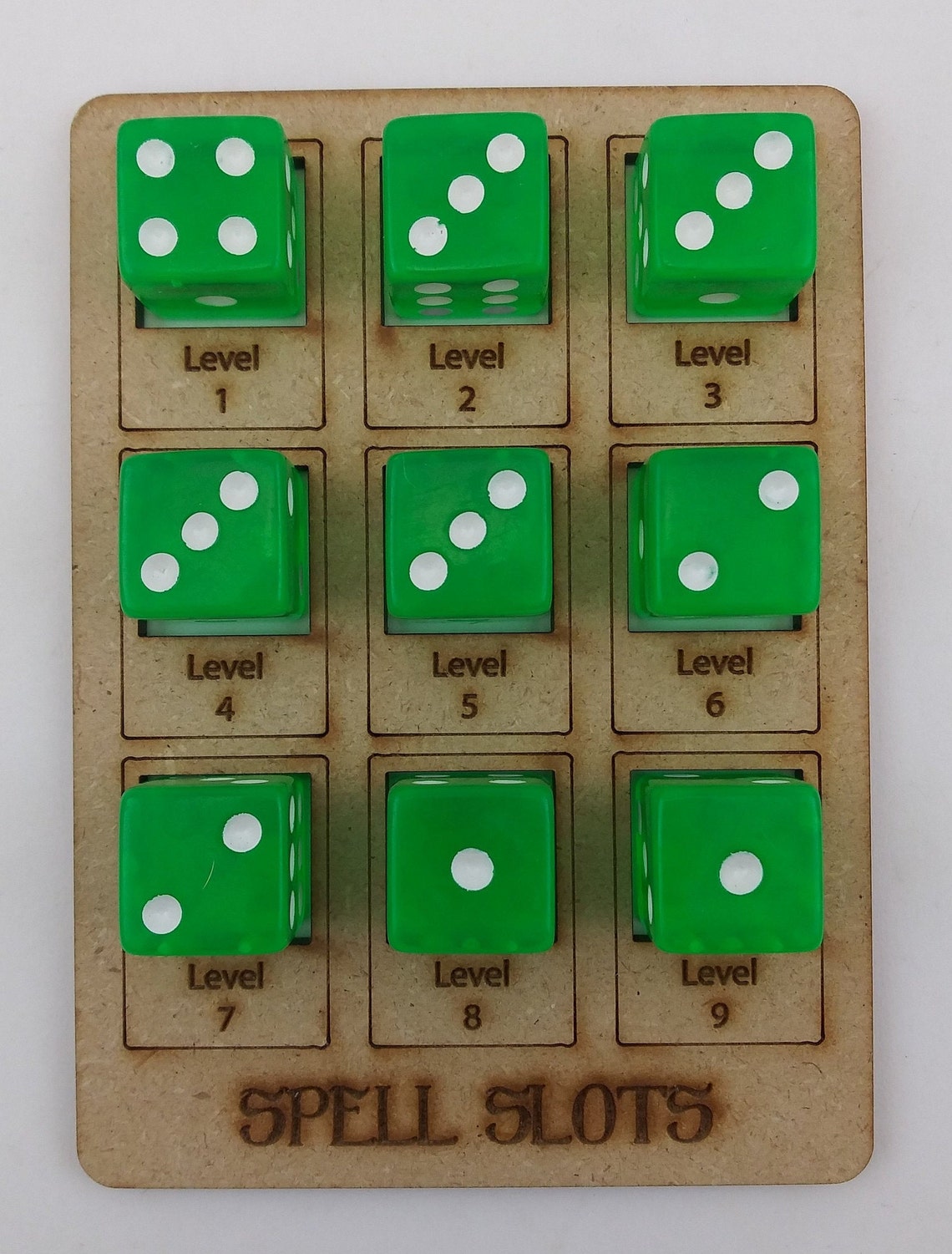 Spell Slot Tracker for D&D 5e Spell Casters Etsy