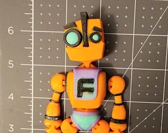 3D Printed Flexi Robot: Articulated Fidget Toy