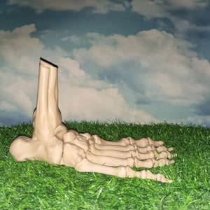 Flexi Skeleton Left Foot and Right Foot  Flexi Factory Skeleton Feet Halloween decor 3D Printed Skeleton Foot