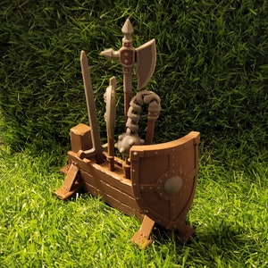 Knight or Skeleton Knight Weapons Accessory Pack Flexi Factory Weapons Accessory Pack