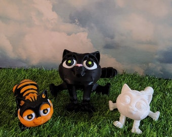 Flexi Kitten: Posable 3D Printed Cat Toy