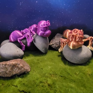 Fidget Toy Flexi Factory Coal Miner Ant  3D Printed Articulated Ant Desk Toy Construction worker Ant