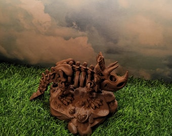 3D Printed Articulated Skeleton Triceratops - Flexi Factory