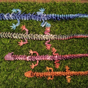 Articulated Dragon Fidget Toy 3d Printed Flexi Dragon