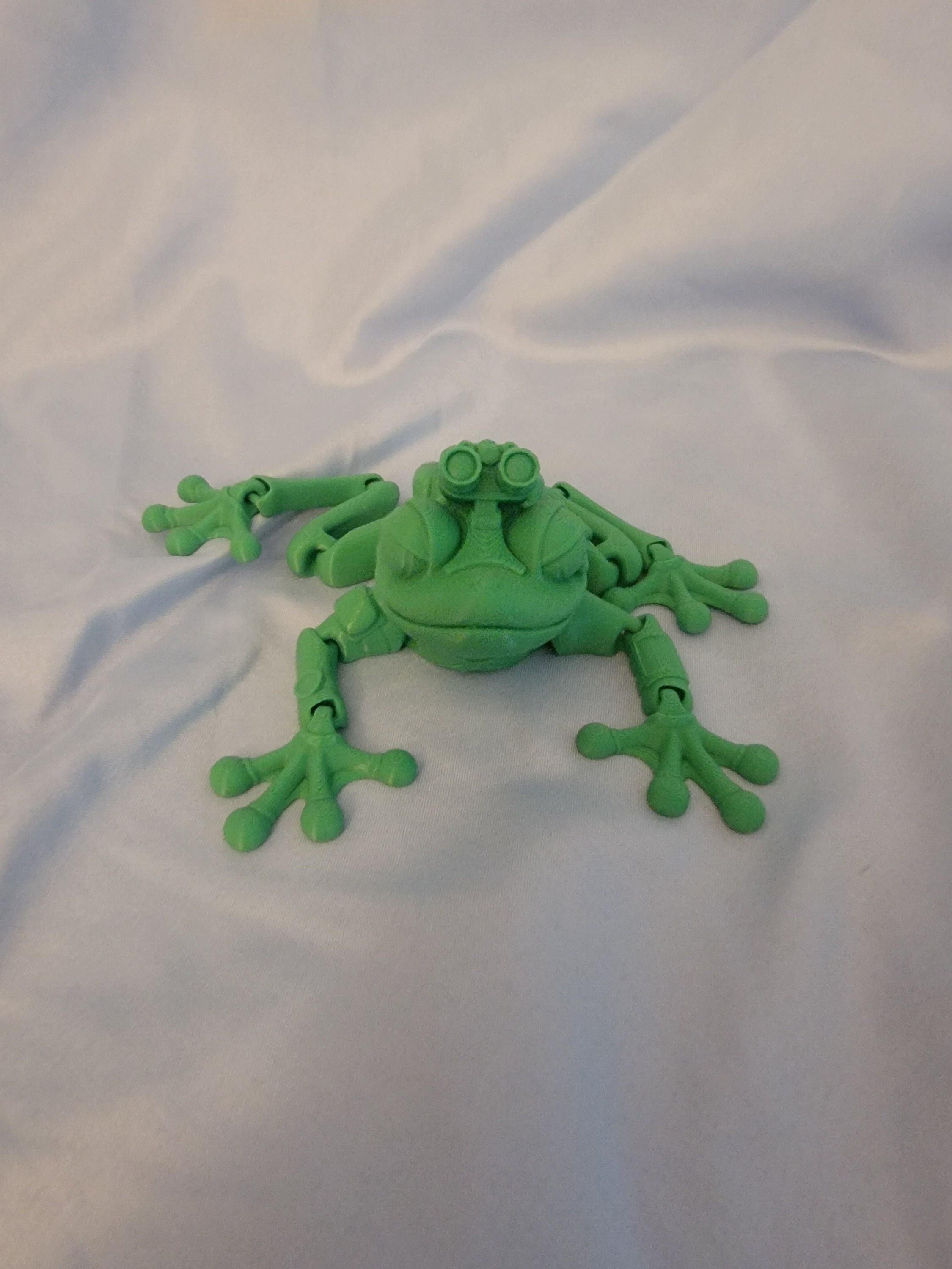 3d Printed Flexi Special Ops Frog Articulated Frog Flexible Special Ops ...