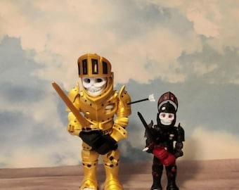 3D Printed Articulated Skeleton Knight: Flexi Factory Figure