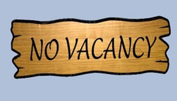 No Vacancy signCedar No Vacancy | Etsy