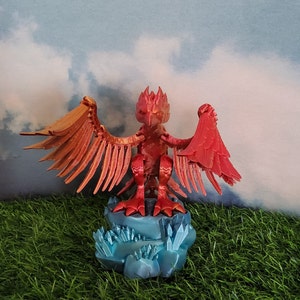 Flexi Phoenix Articulated Phoenix Flexible Phoenix Toy Flexi Factory Phoenix Desk Toy