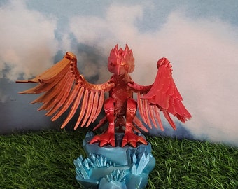 Articulated Phoenix Toy: Flexi Factory 3D Printed Desk Decor