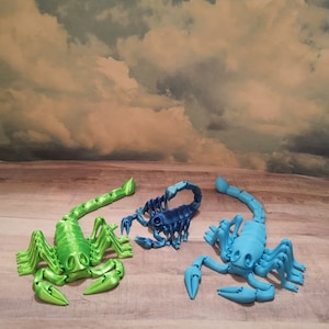Flexi Scorpion 3D Printed Articulating Flexible Scorpion