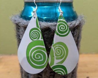 Upcycled Craft Beer Can Earrings - Beerrings