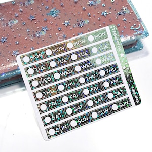 Foiled Hobonichi Weeks Date Covers - 28 Date Covers - 30 Foil Colors to Choose from - HBW048