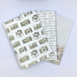 Vintage Camera B6 Travelers Notebooks Set of 3 image 1