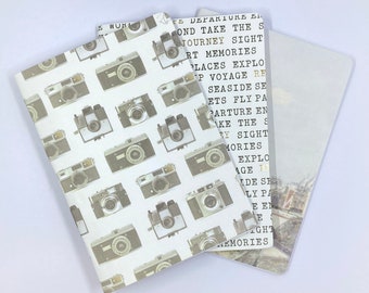 Vintage Camera B6 Travelers Notebooks - Set of 3