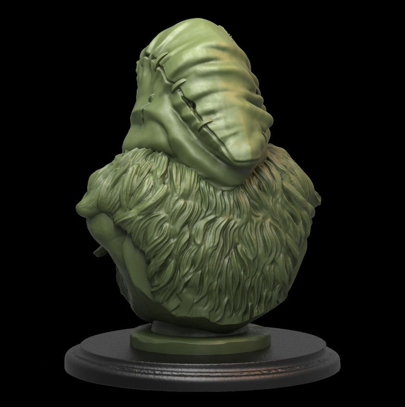 Druid 3D Printed Resin Bust Dungeons and Dragons Tabletop Role Playing Pathfinder Miniatures