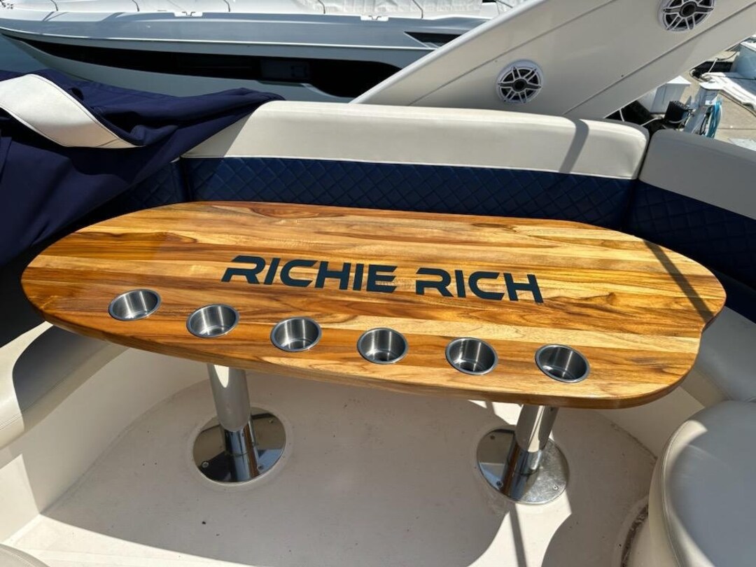 Yacht Table Teak Boat Table With Custom Designs Cockpit Boat Made to