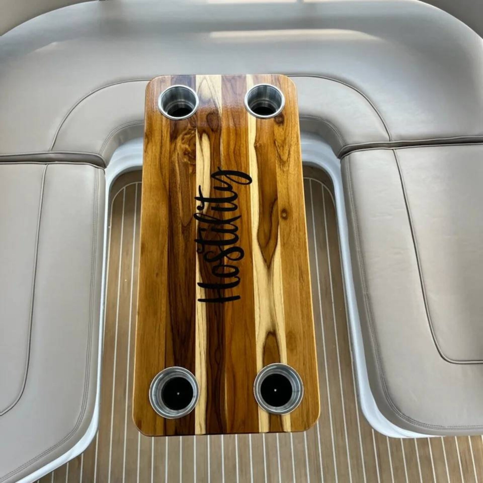 Yacht Table Teak Boat Table With Custom Designs Cockpit Boat Etsy