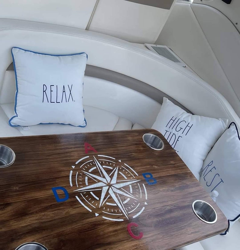 Boat Table Cockpit Yacht Made to Order FREE SHIPPING Etsy