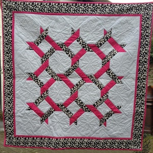 Friendship Chain Patchwork Quilt PDF Pattern Download