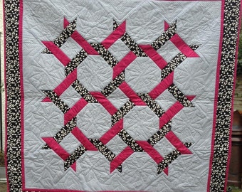 Friendship Chain Patchwork Quilt PDF Pattern Download