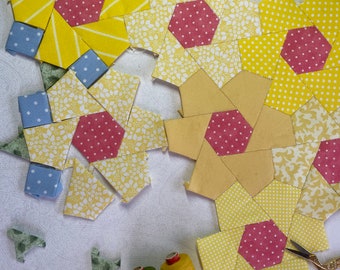 Clematis English Paper Piecing Templates