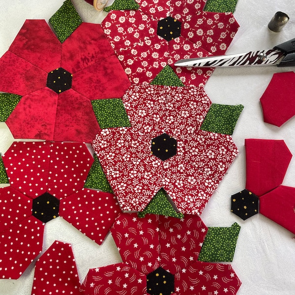 Poppy English Paper Piecing