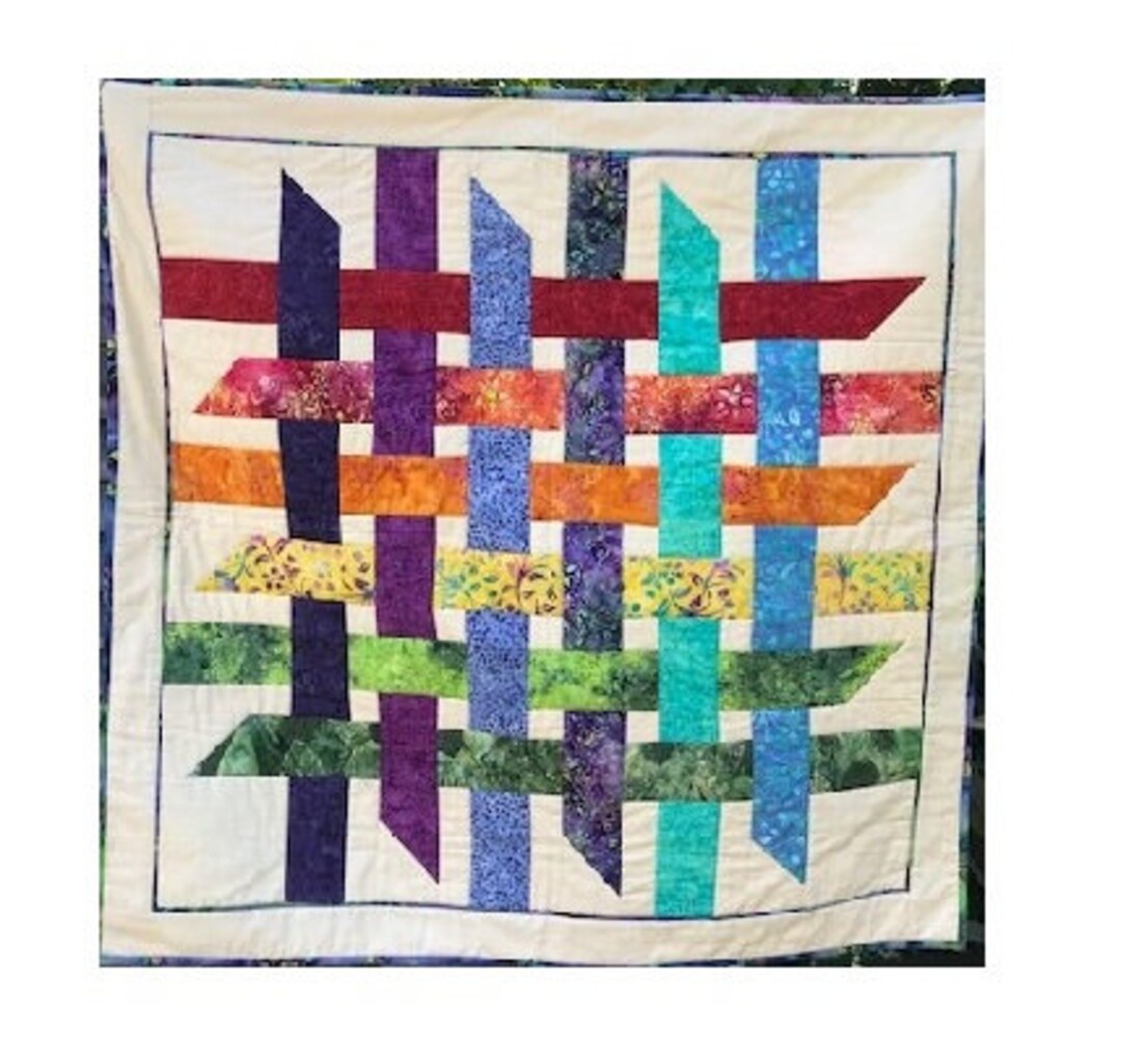 Ribbon Weave Quilt Pattern Etsy