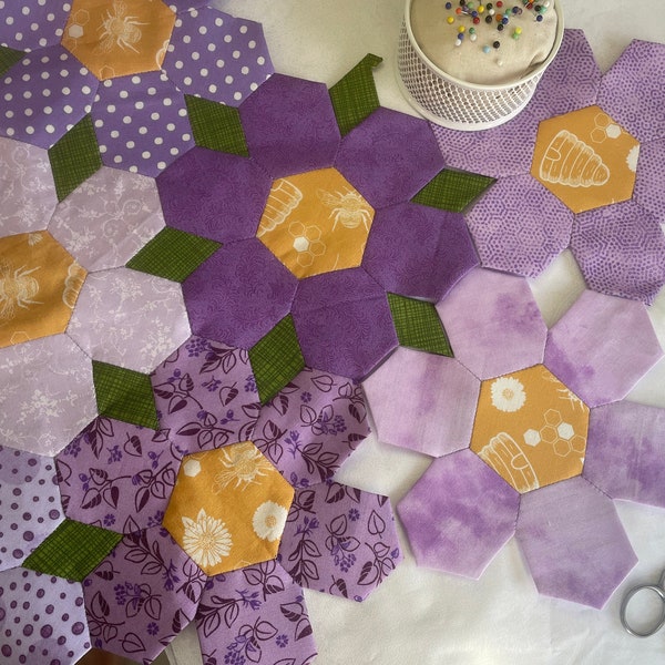 Oxeye Daisy English Paper Piecing