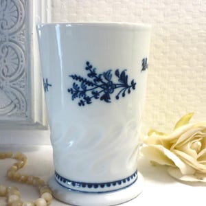 French vintage porcelain   pot