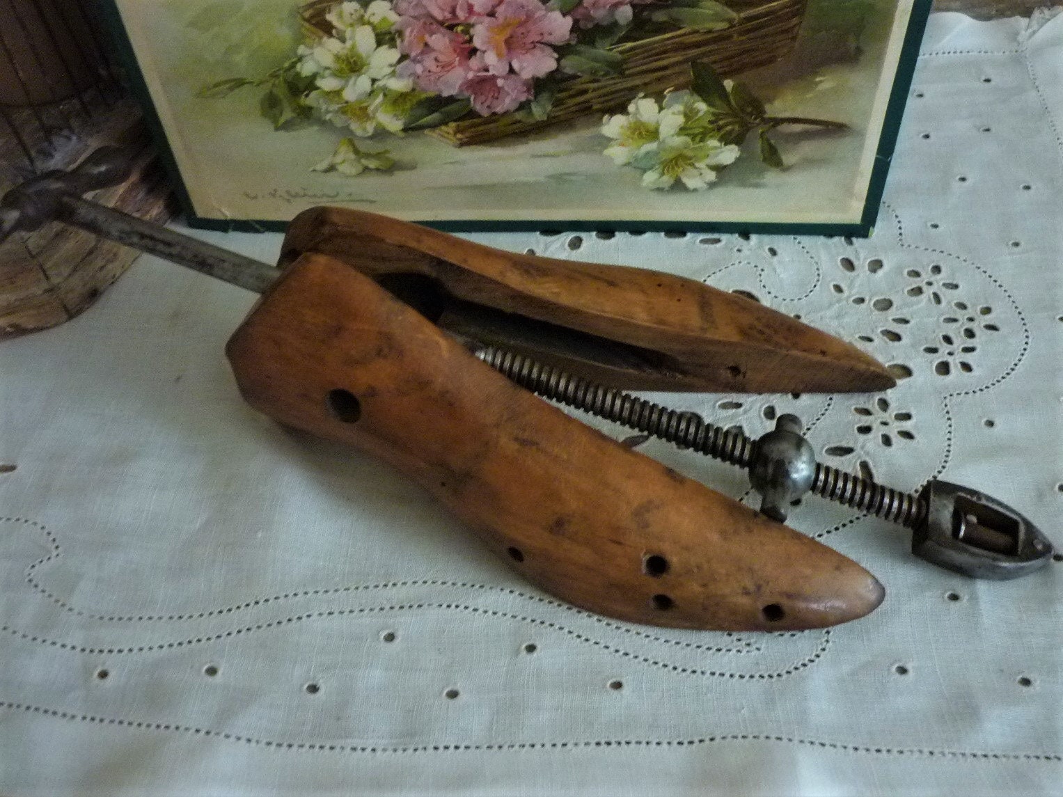 Ancienne Forme à Chaussures en Bois Objets de Métier Ancien Cordonnier Schusterleisten