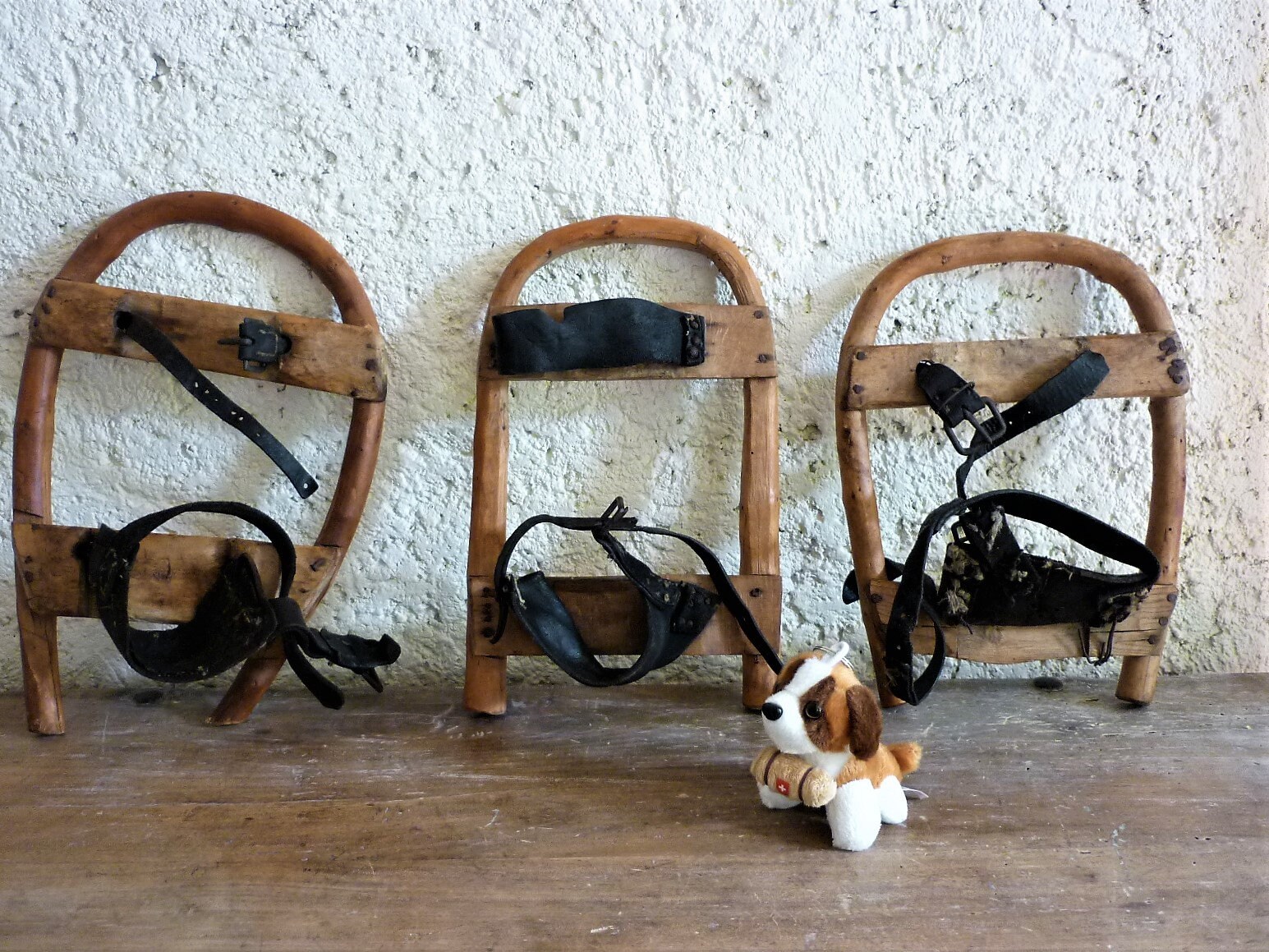 3 Anciennes Raquettes de Neige France Jura Xix Fabrication Artisanale