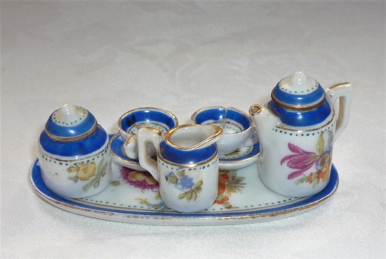 porcelain toy tea set