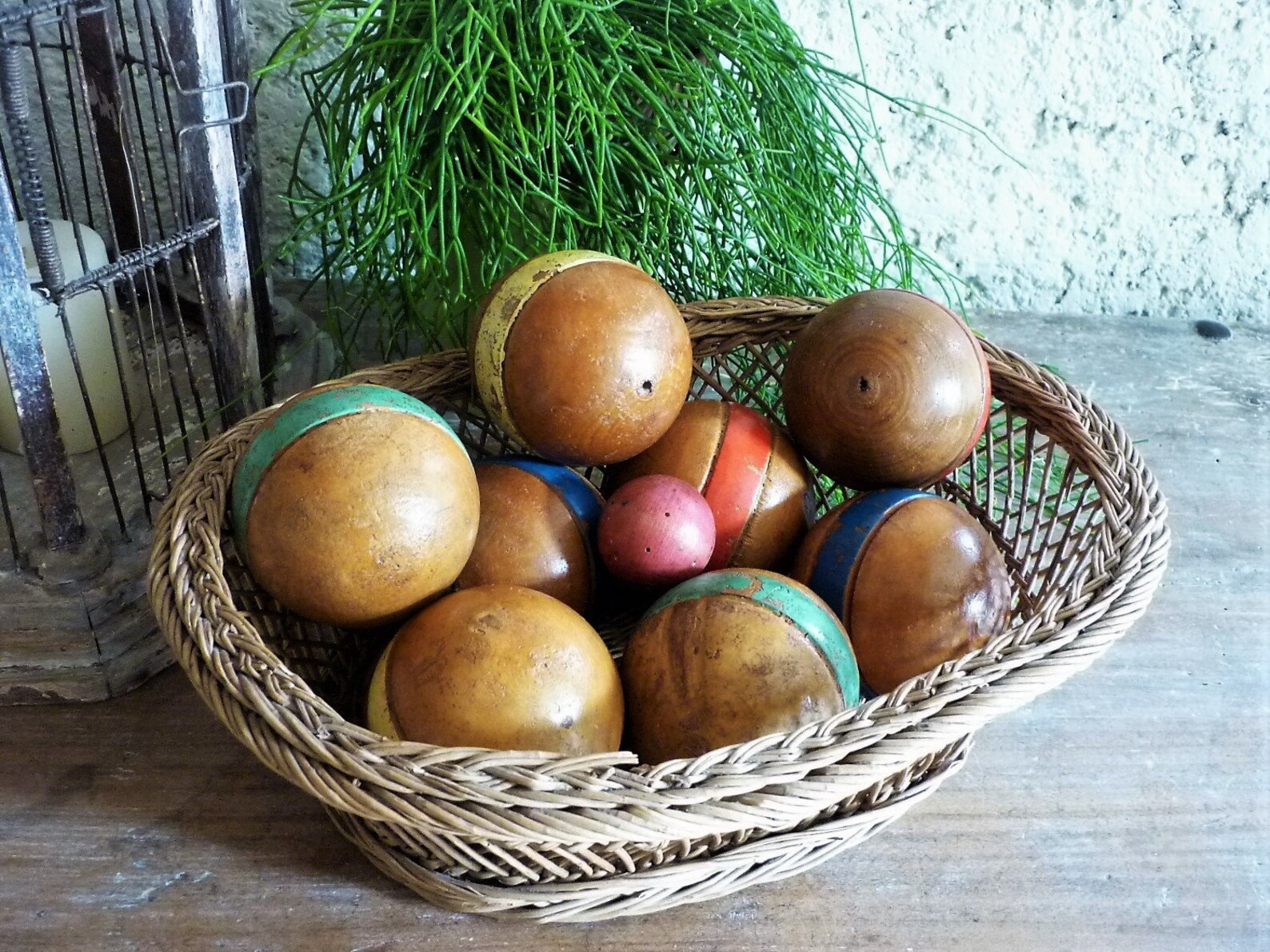 Jeu de BOULES anciennes en BOIS France Etsy Jeu de BOULES anciennes en BOIS France Etsy
