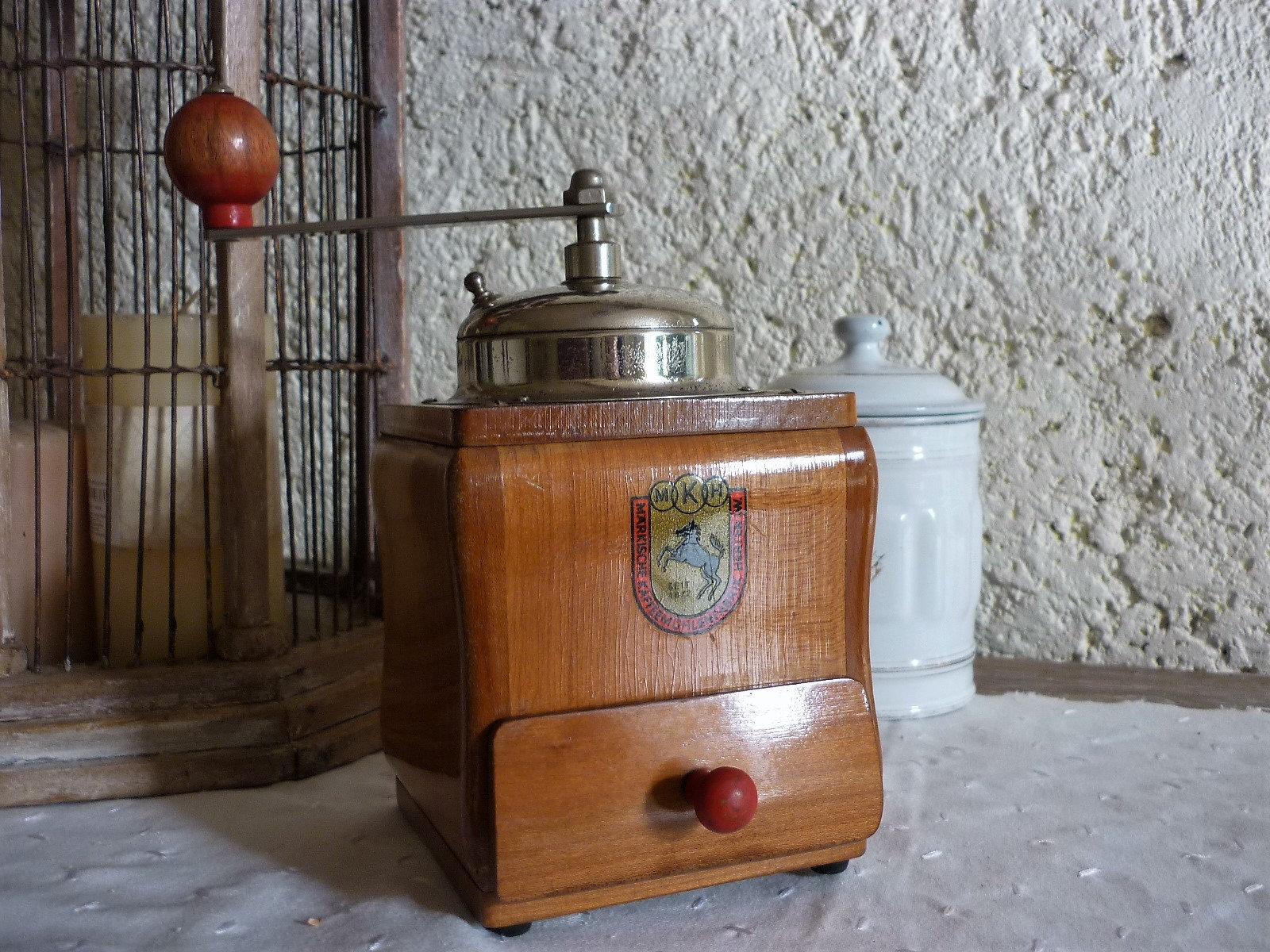 Ancien Moulin à Cafe Marque Mkh Markische Kaffemühle Fabrik